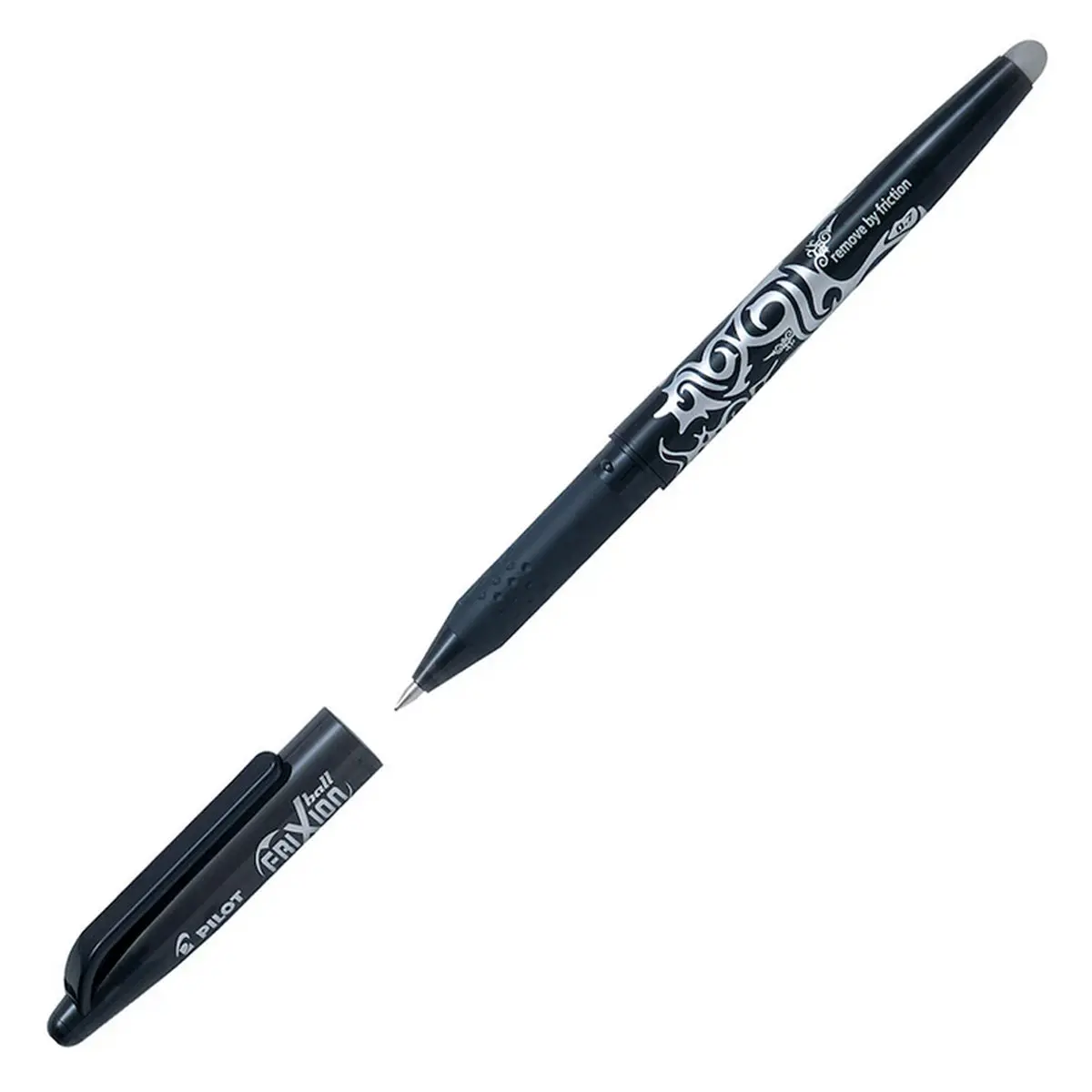 Pilot Frixion Ball Erasable And Refillable Black M Pen (2 Pack) 2