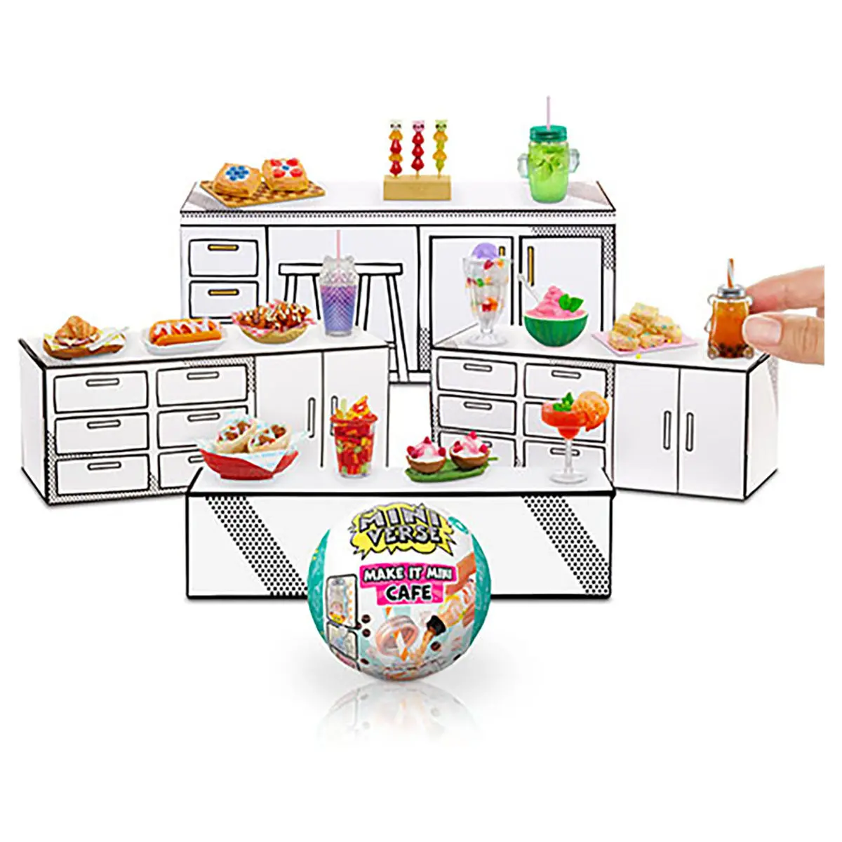 Mga's Miniverse Make It Mini Foods: Cafe Series 4 1