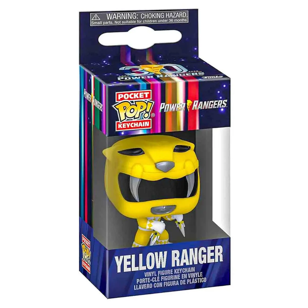 Funko Pop! Pocket Keychain: Power Rangers 30Th Anniversary: Yellow Ranger Vinyl Figure 1