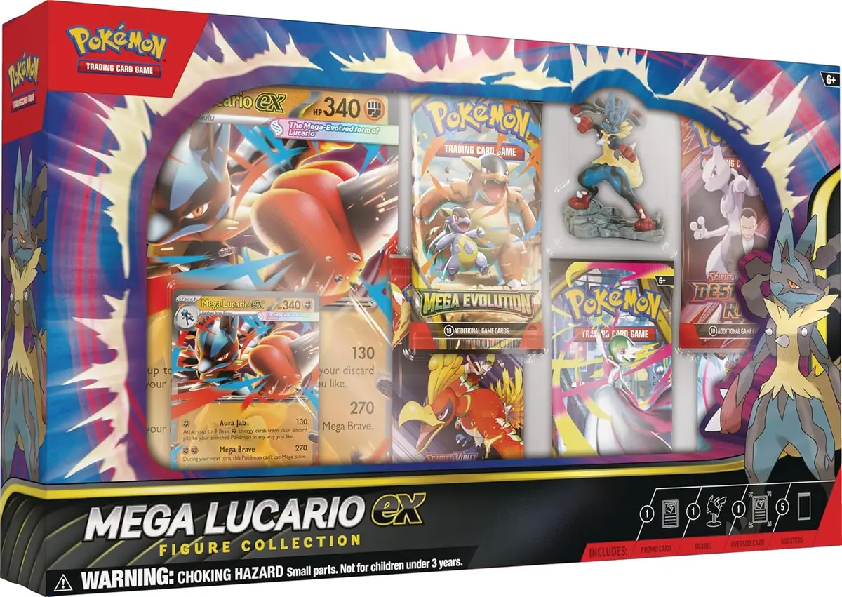 Pokémon Tcg Mega Lucario Ex Figure Collection 1