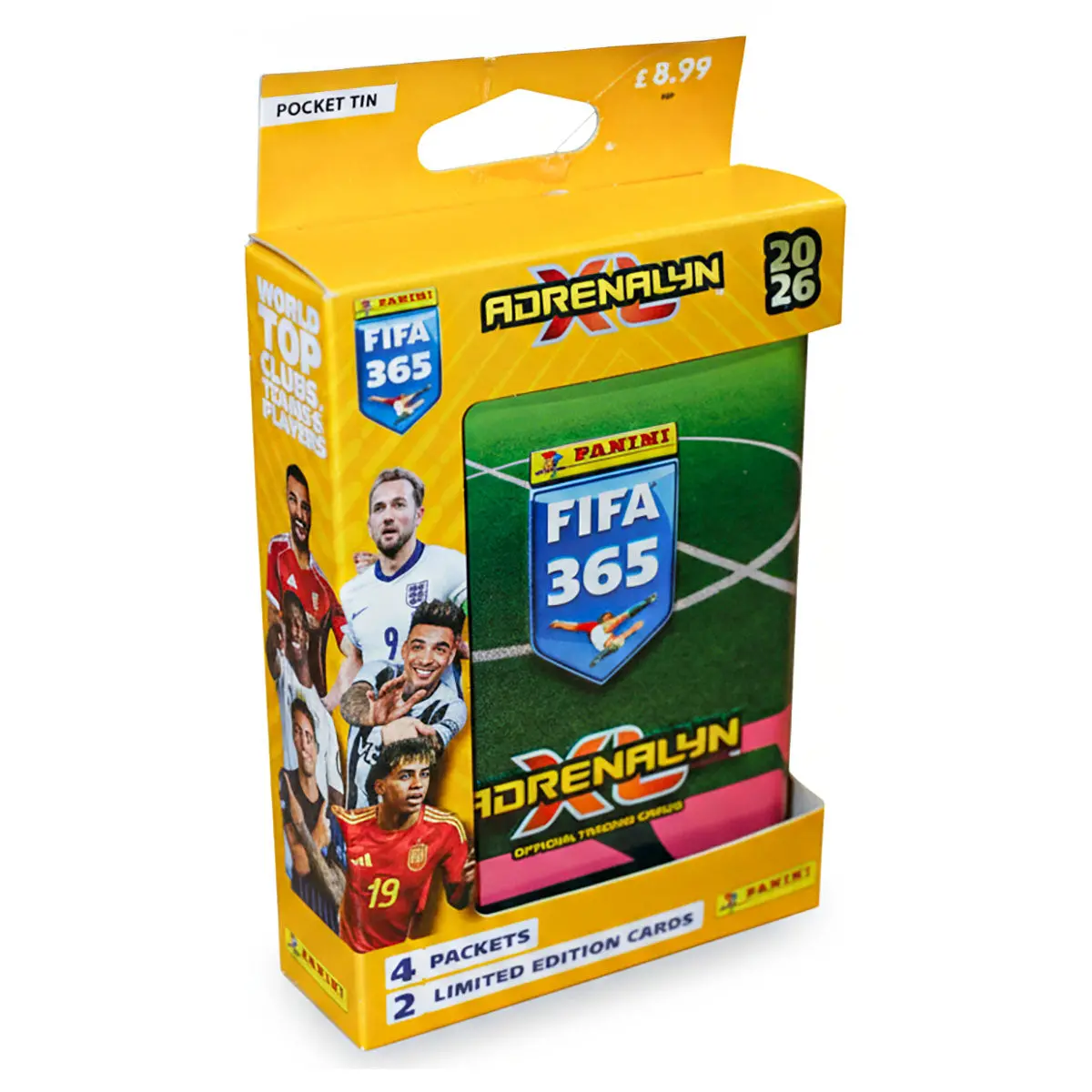 Panini Fifa 365 2025/26 Adrenalyn Xl Trading Cards Pocket Tin - Laces Green/Pink 1