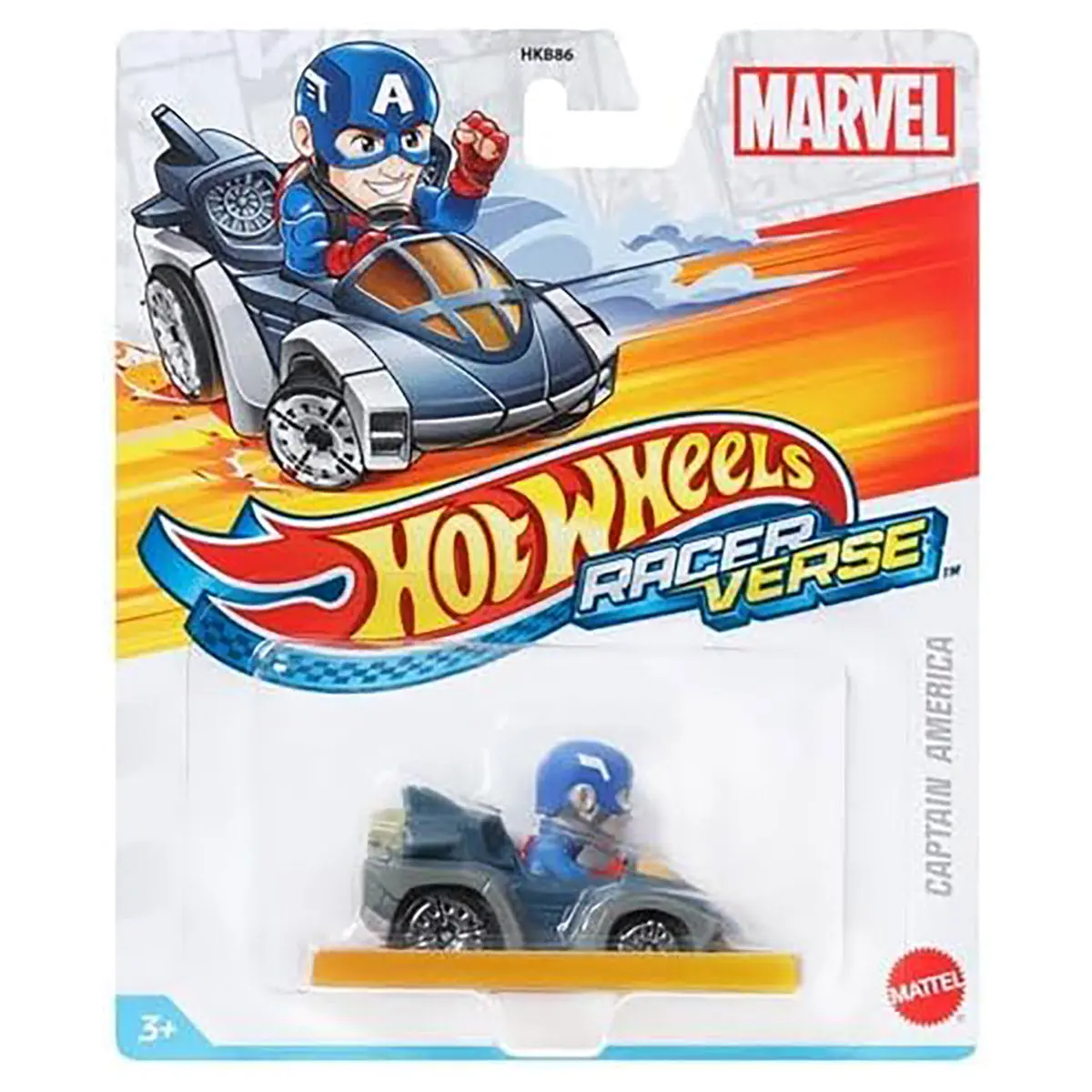 Hot Wheels Racer Verse Marvel Captain America Vehicle 1