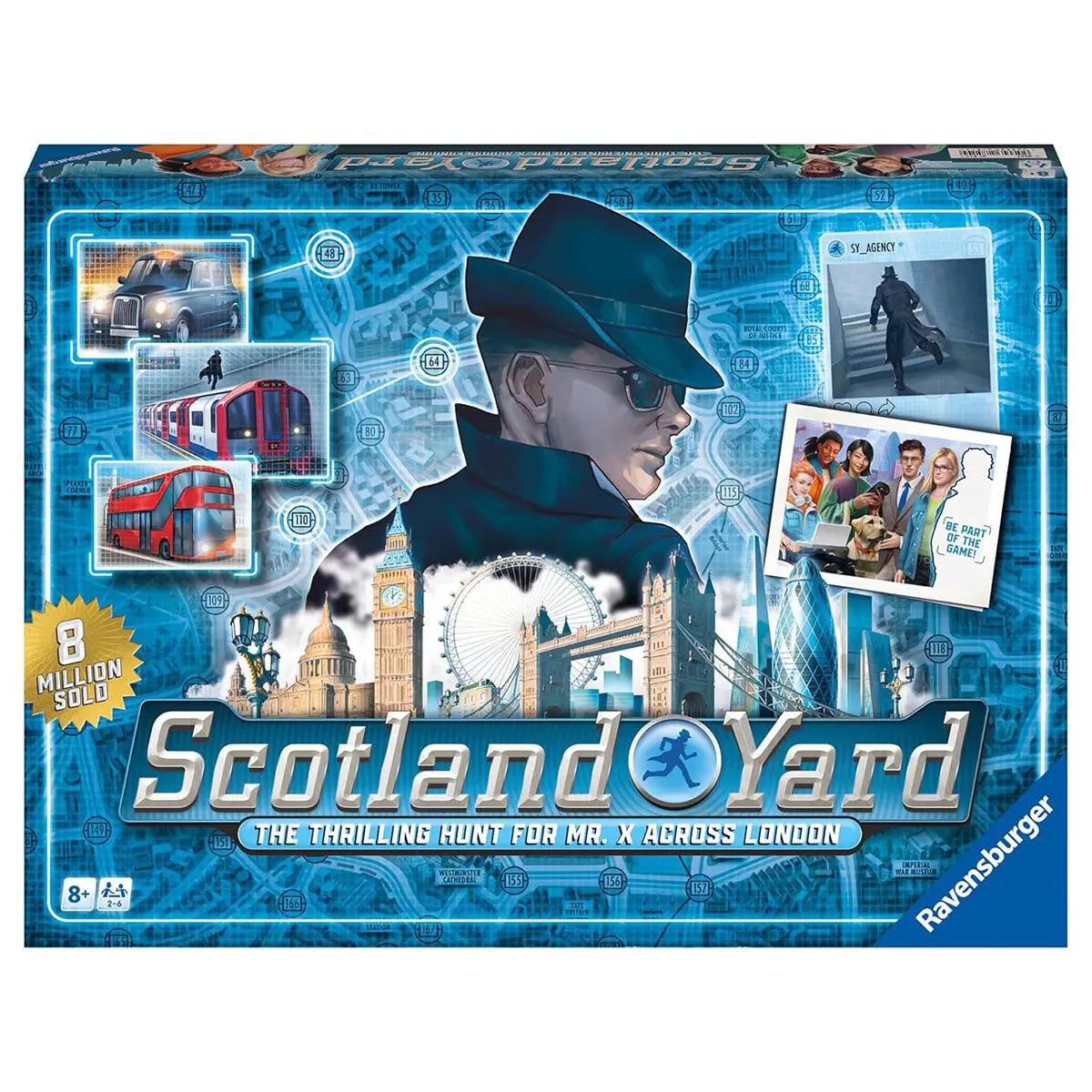 Scotland Yard: The Thrilling Hunt For Mr. X Across London Board Game 1
