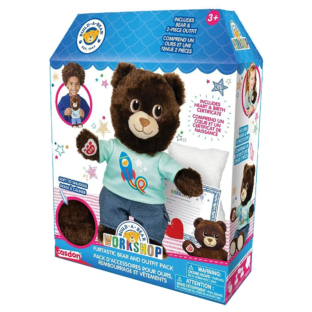 Toy Build-A-Bear Workshop Furtastic Bear And Outfit Pack Syle 1 1