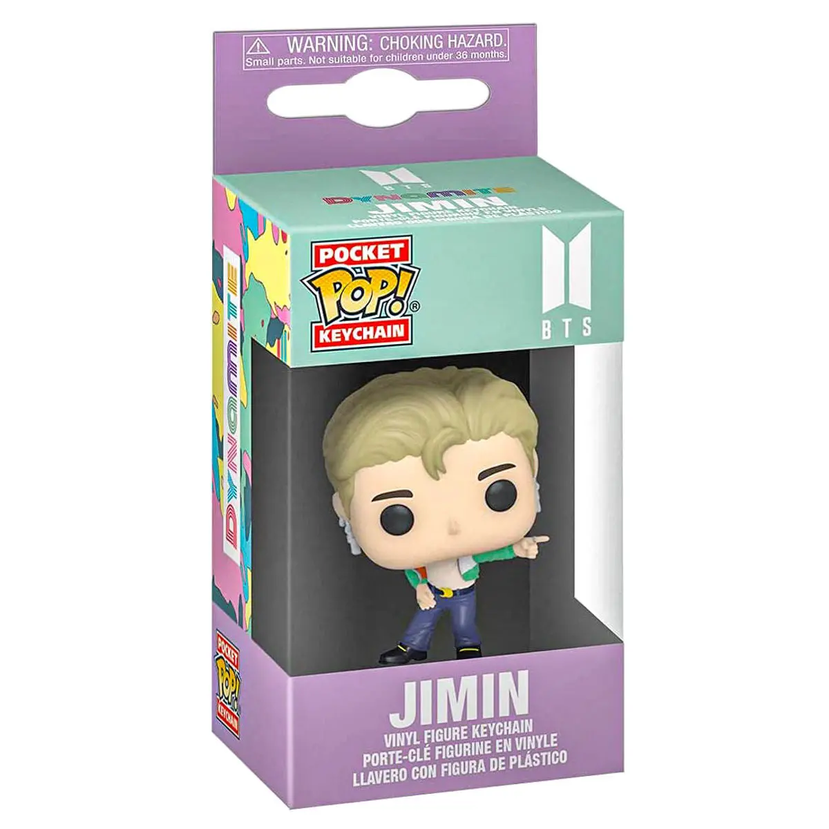Funko Pop! Pocket Keychain Bts: Dynamite Jimin Vinyl Figure 1