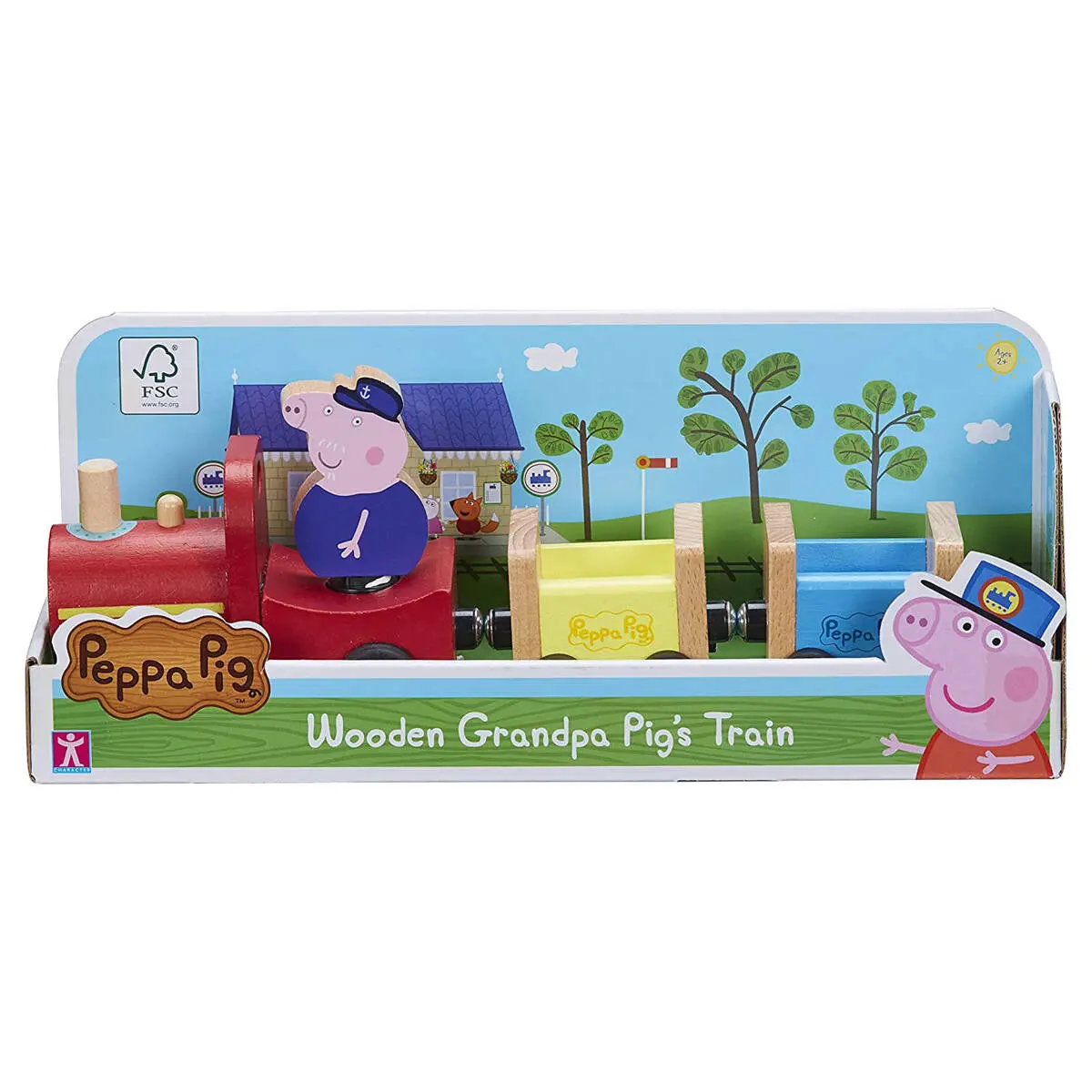 Peppa Pig Wooden Grandpa Pig's Train 1