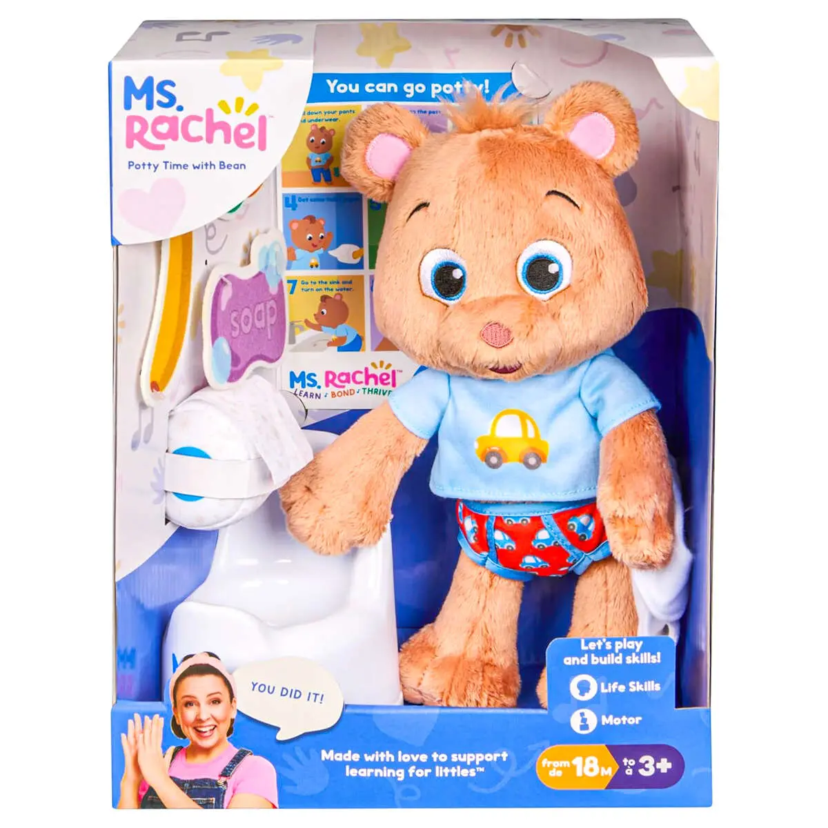 Ms. Rachel Potty Time With Bean Playset 1