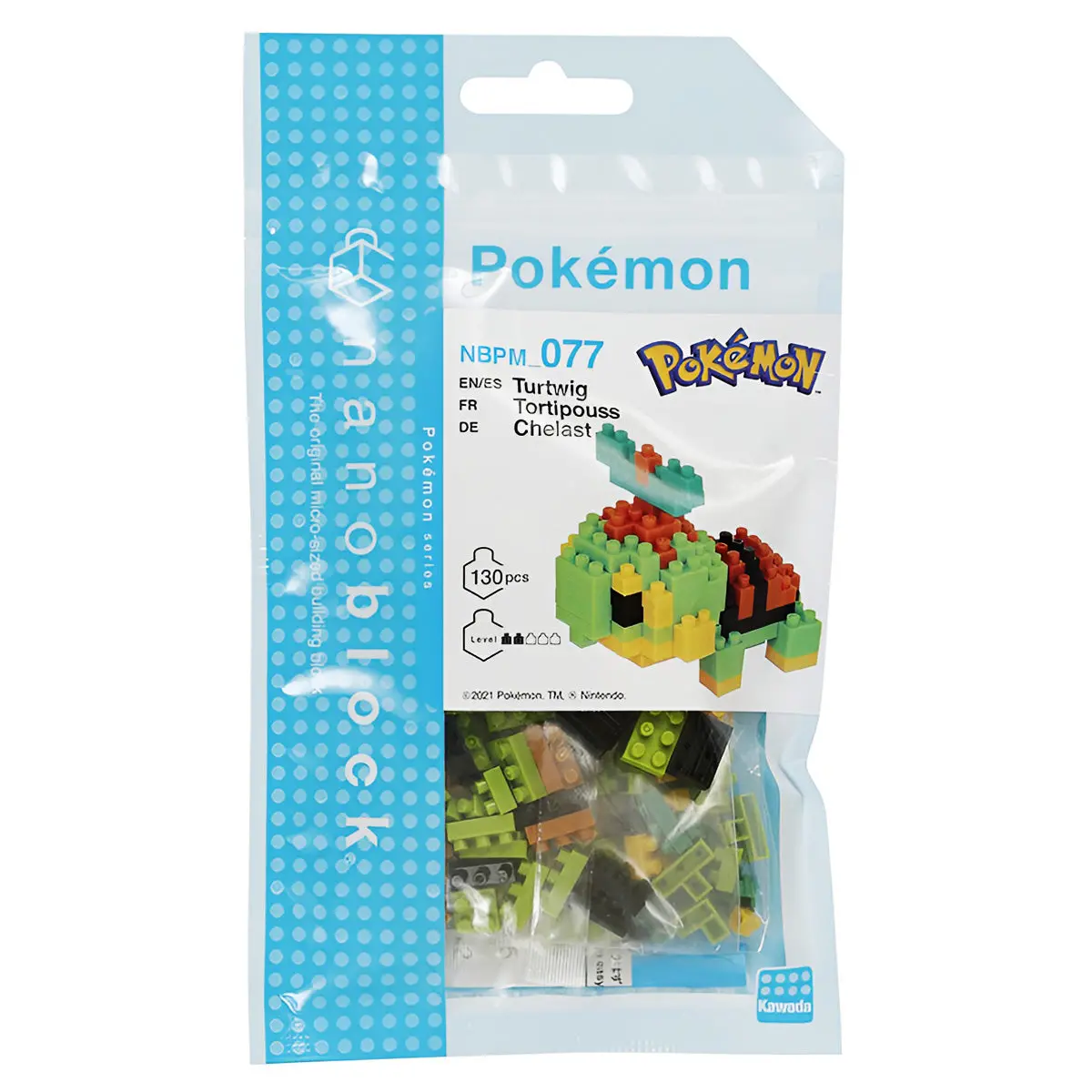 Nanoblock Pokémon: Turtwig Micro-Sized Building Set 1
