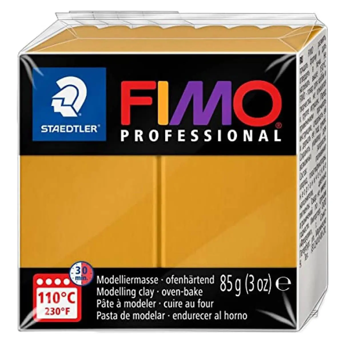 Staedtler Fimo Professional Oven-Bake Modelling Clay Ochre 85G 1