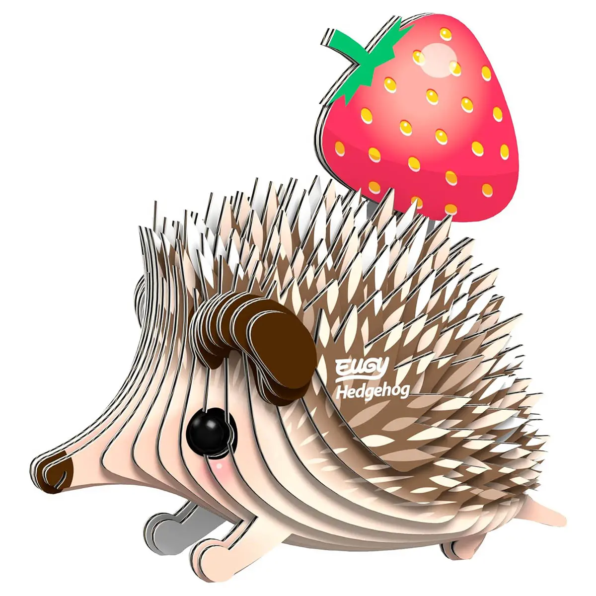 Eugy Hedgehog 3D Cardboard Model Kit 1