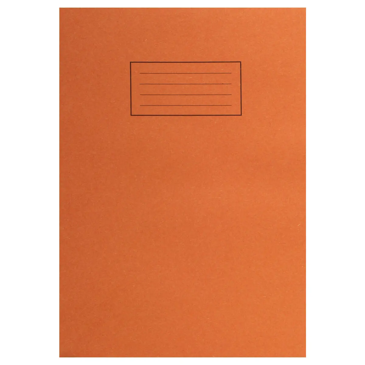 Silvine A4 Orange Exercise Book Square Ruled 80 Pages 1