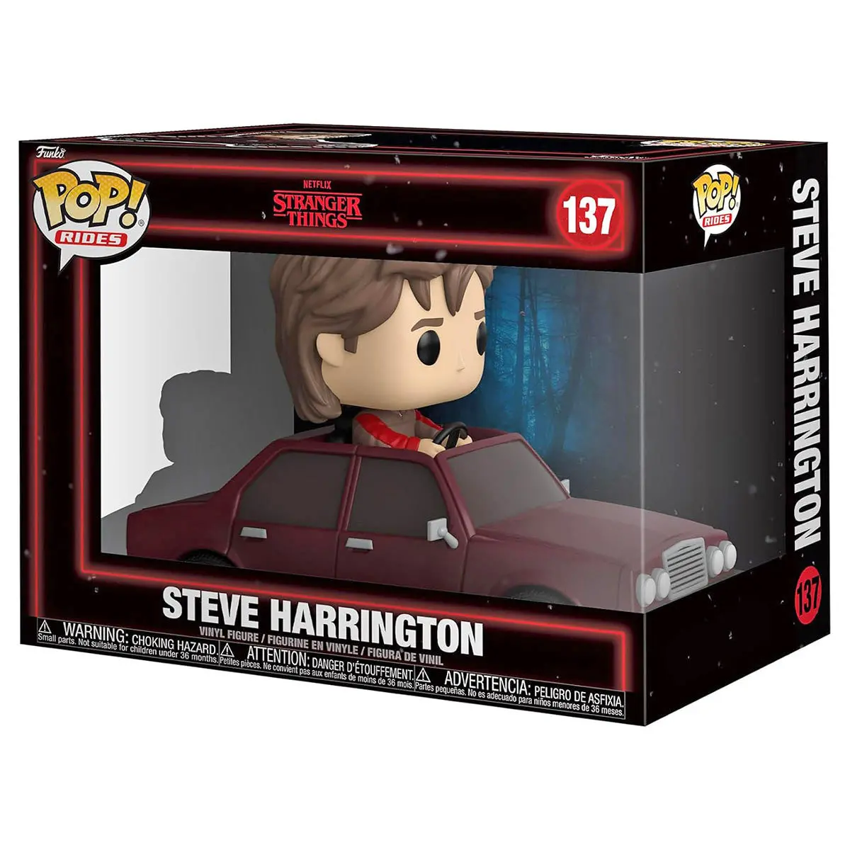 Funko Pop! Rides: Stranger Things S5: Steve Harrington Vinyl Figure #137 1
