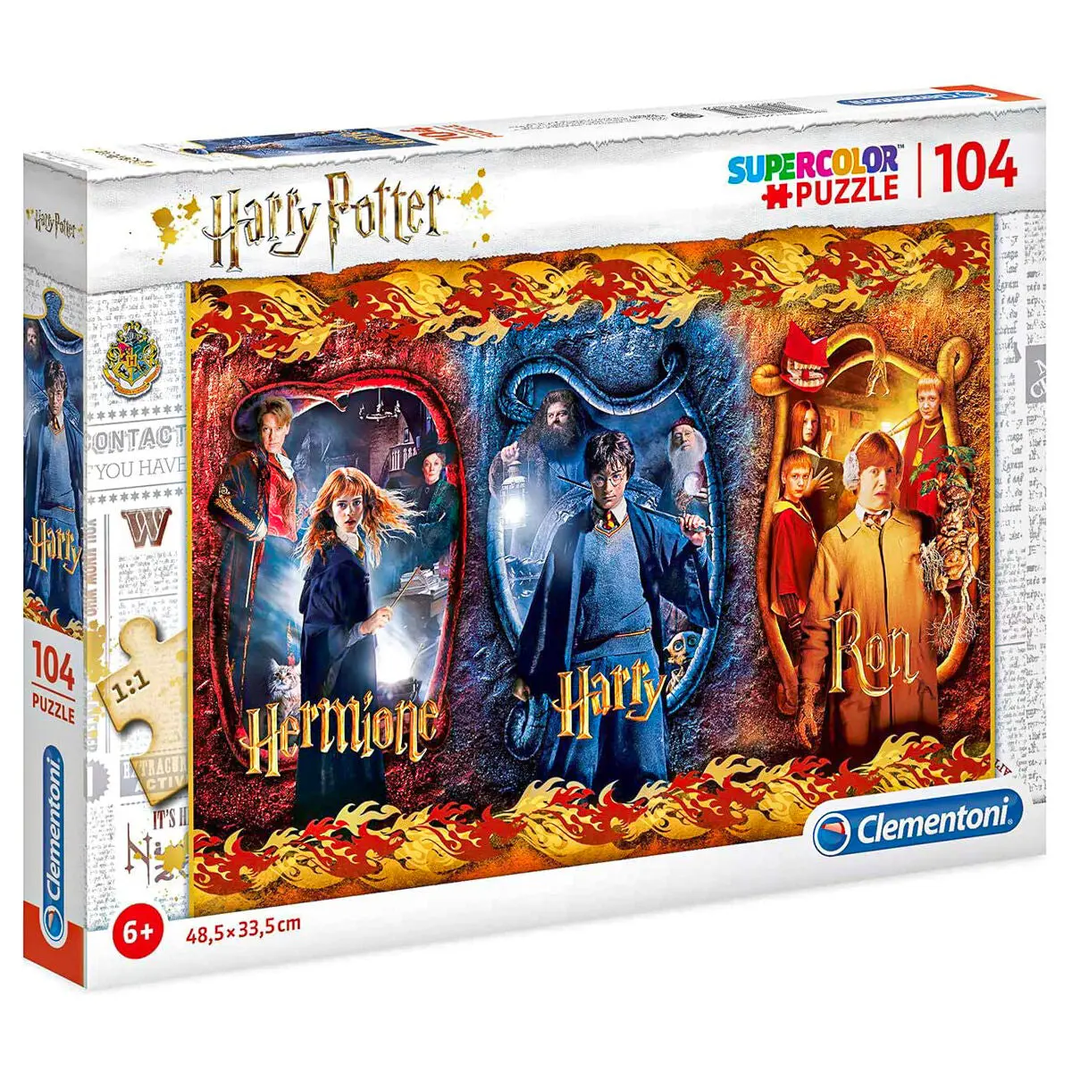 Clementoni Harry Potter: Harry, Hermione And Ron 104 Piece Jigsaw Puzzle 1