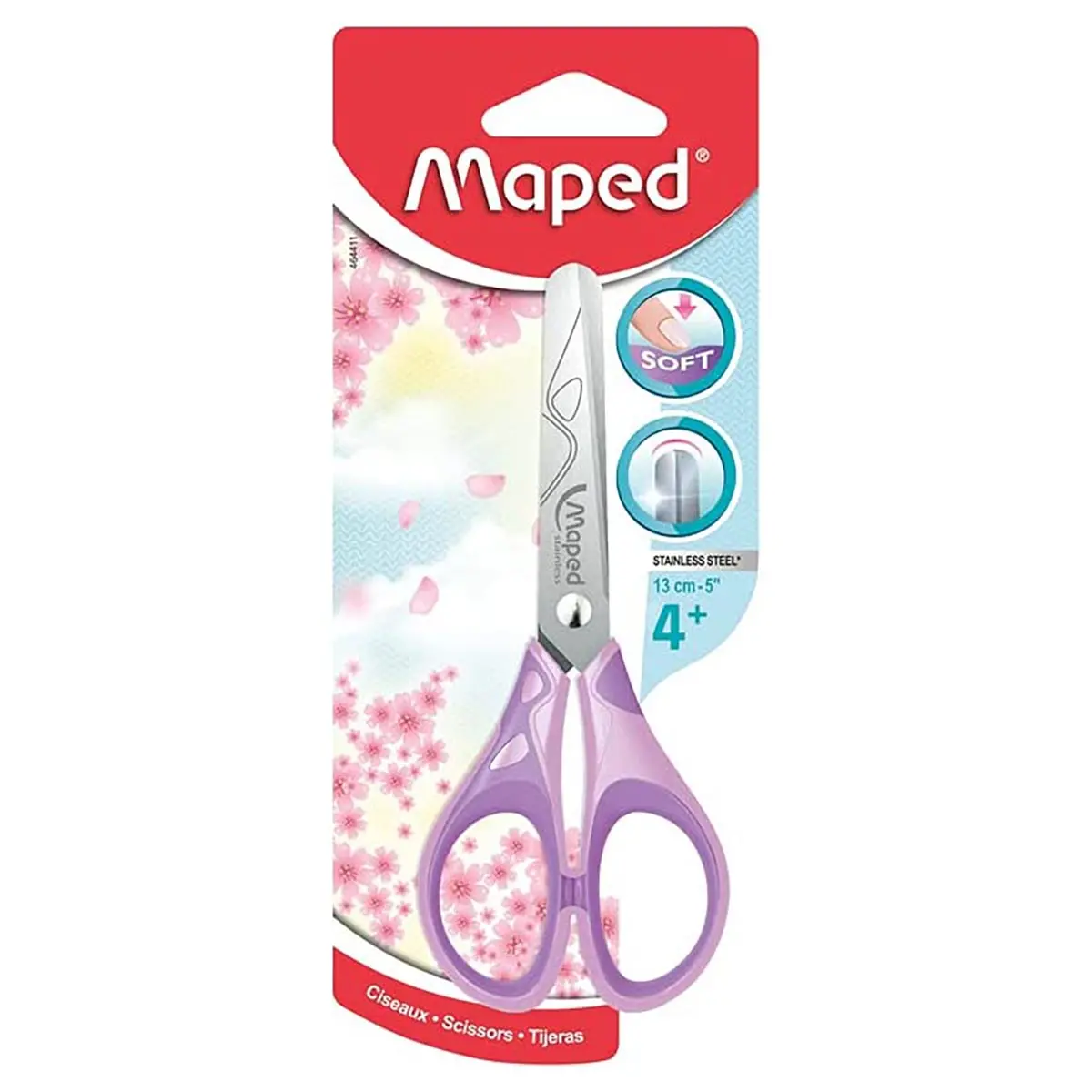 Maped Pastel Sensoft 13Cm Scissors (Styles Vary) 1