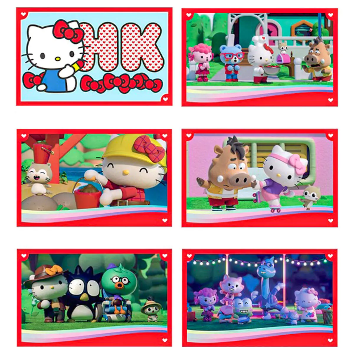 Panini Hello Kitty 50Th Anniversary Sticker Collection Single Pack 2