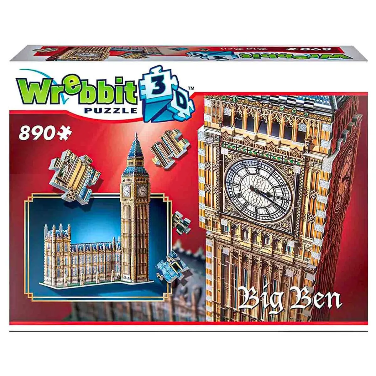 Wrebbit 3D Big Ben 890 Piece Puzzle 1