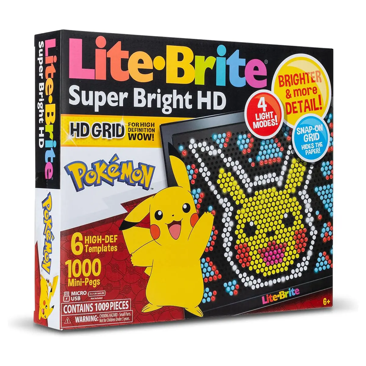 Lite Brite Super Bright Hd Pokémon Set 1