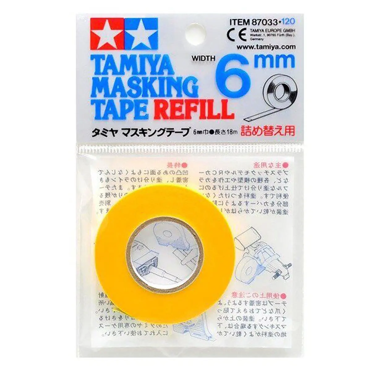 Tamiya Masking Tape Refill 6Mm 1