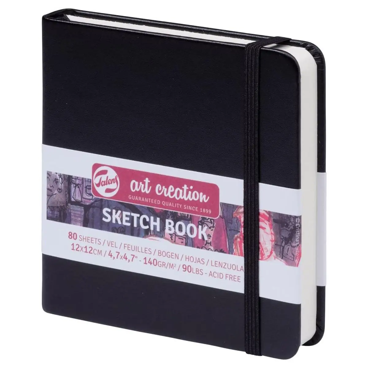 Royal Talens Art Creation Sketch Book Black 80 Sheets 2