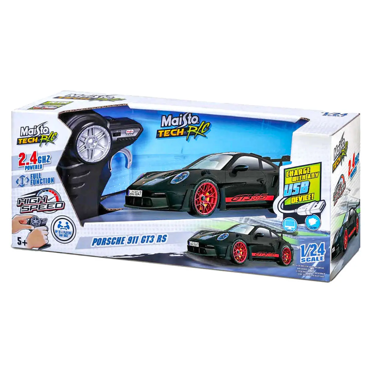 Maisto Porsche 911 Gt3 Rs 2.4Ghz Radio Controlled 1:24 Car 1