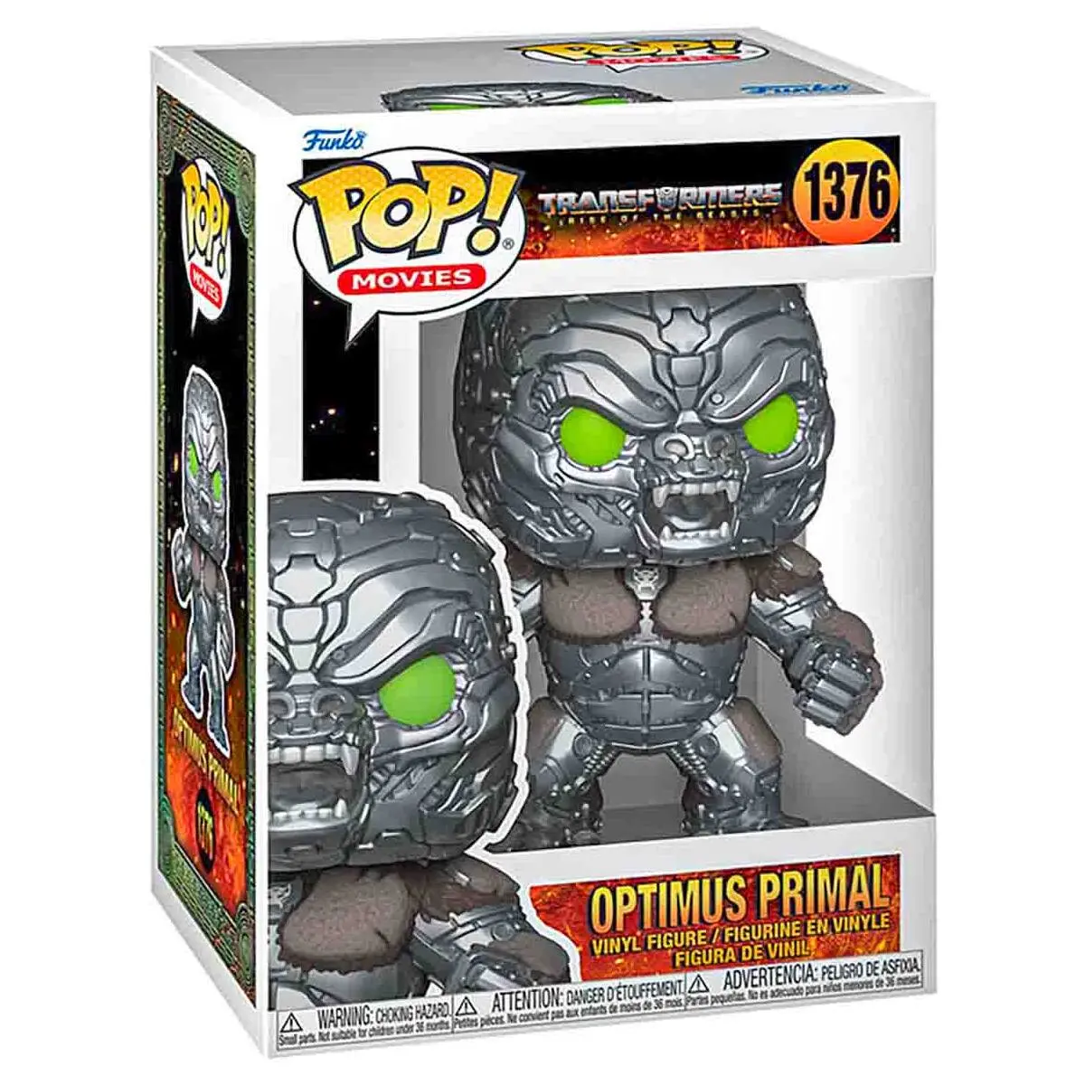 Funko Pop! Movies: Transformers: Rise Of The Beasts: Optimus Primal Vinyl Figure #1376 1