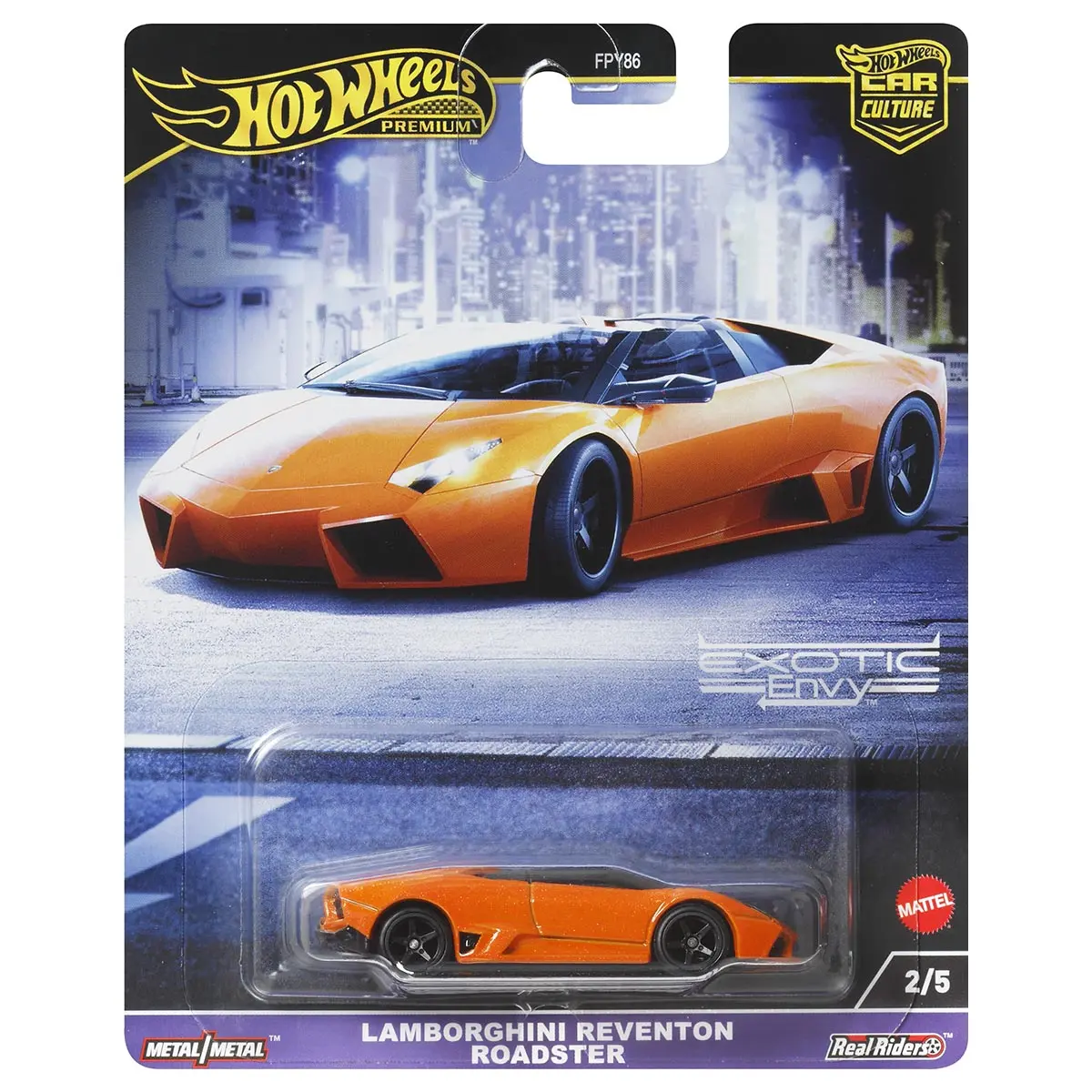Hot Wheels Car Culture: Exotic Envy (2024) - Lamborghini Reventon Roadster - 2/5 1