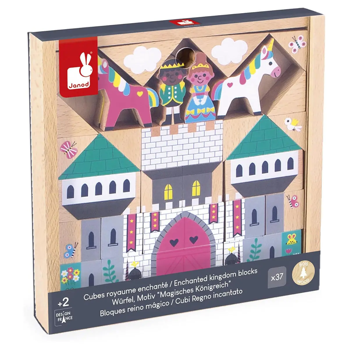 Janod Cross Roads: Enchanted Kingdom Blocks Set 1