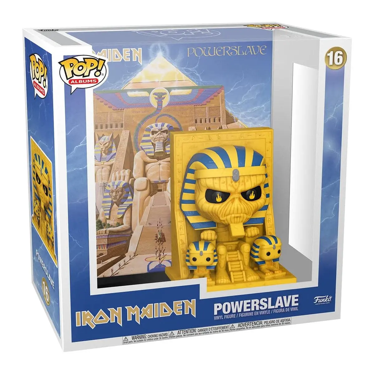 Funko Pop! Albums: Iron Maiden Powerslave Vinyl Figure In Protective Case #16 1