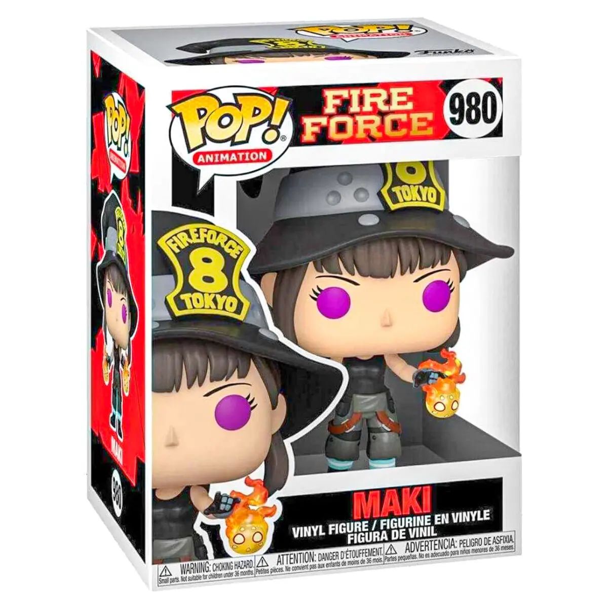 Funko Pop! Animation: Fire Force Maki Vinyl Figure #980 1