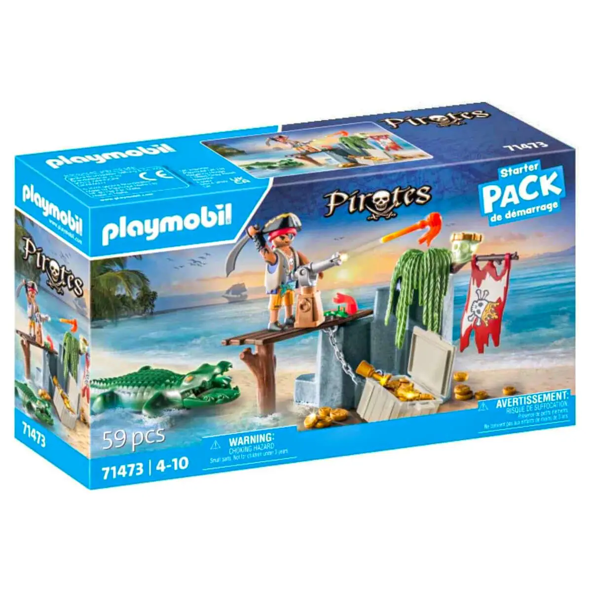 Playmobil Pirates: Pirate With Alligator Starter Pack Playset 1