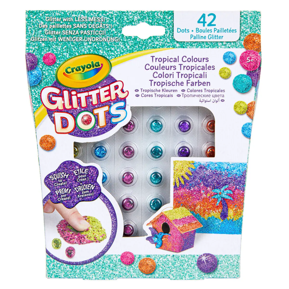 Crayola Glitter Dots - Styles Vary 1