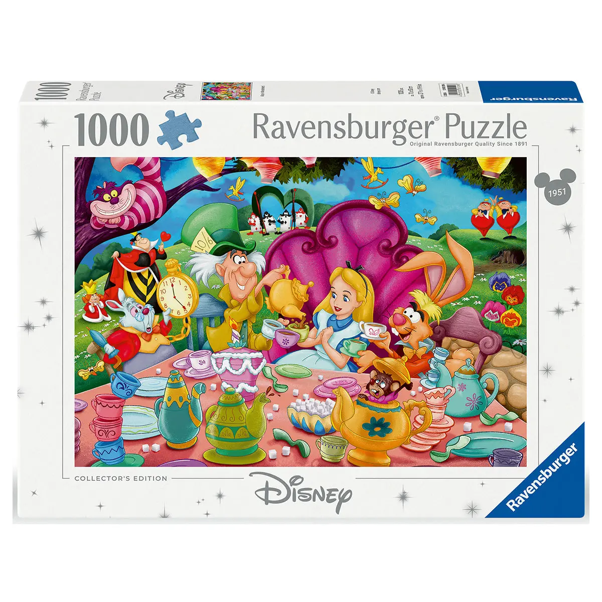 Ravensburger Disney Alice In Wonderland Collector's Edition 1000 Piece Jigsaw Puzzle 1