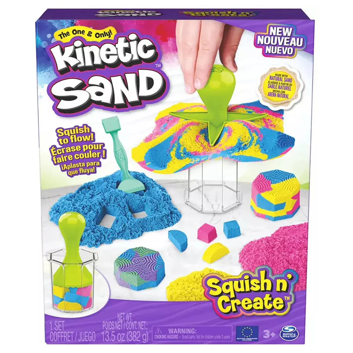 Kinetic Sand Squish N' Create Set 1