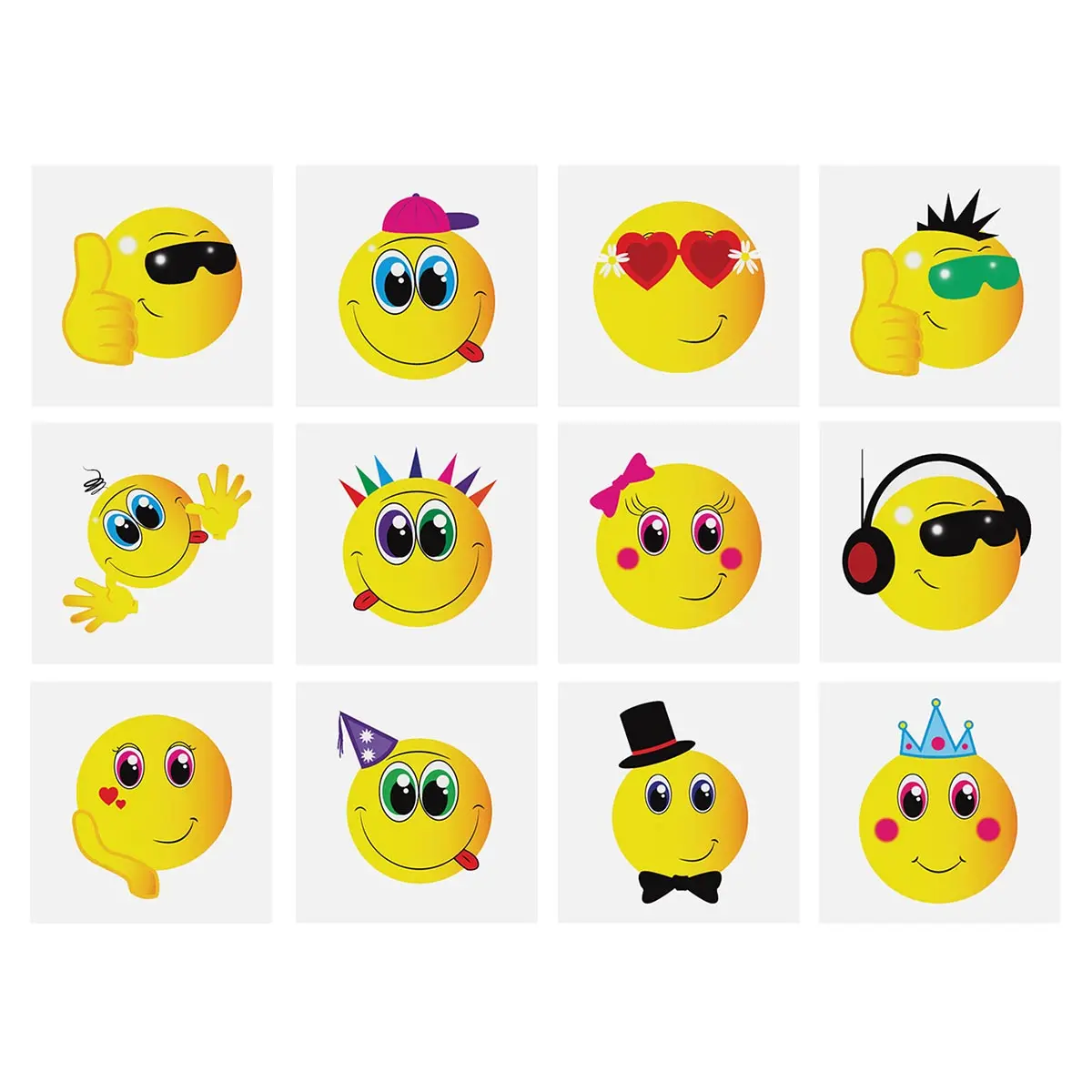 Henbrandt Mini Smile Temporary Fun Tattoos 1