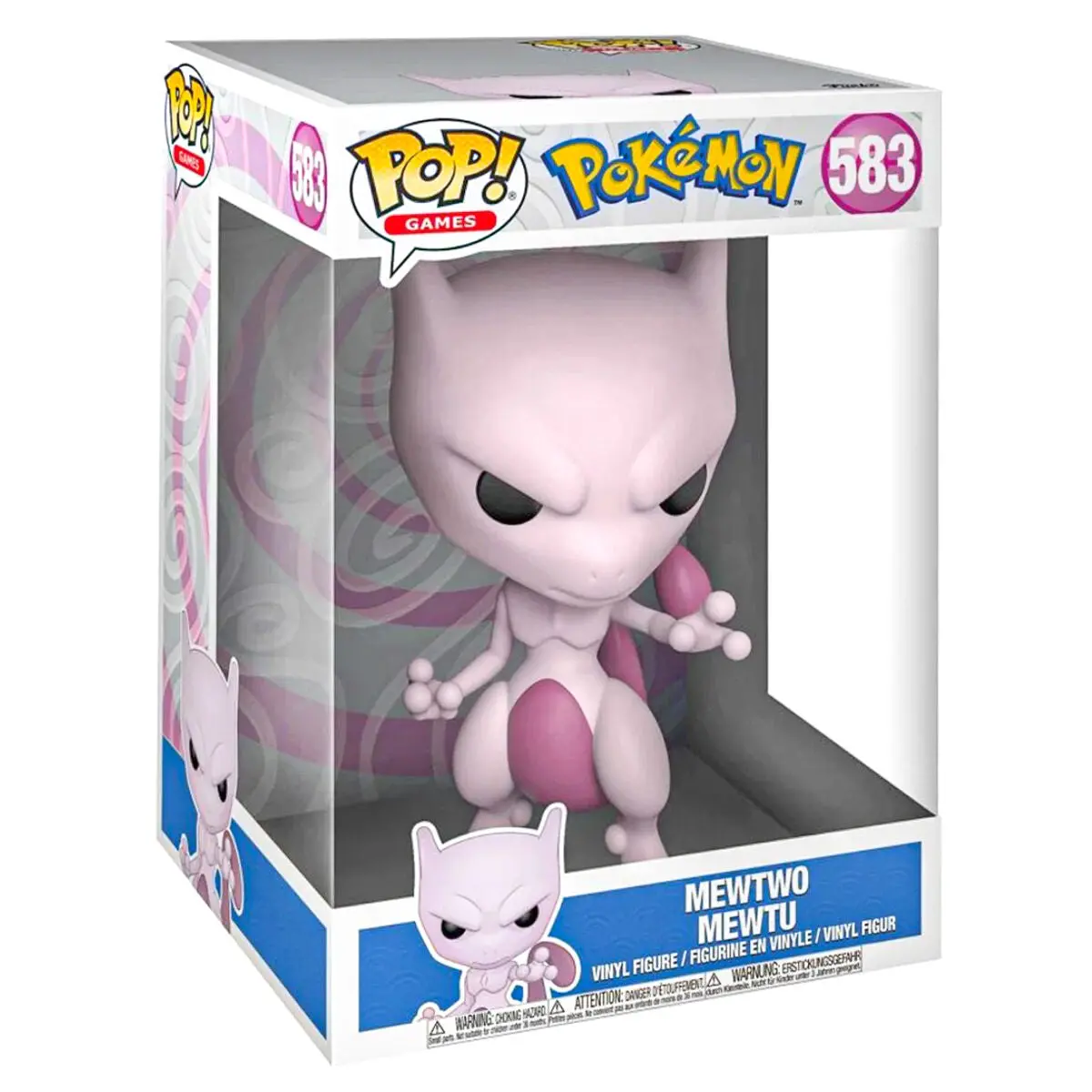 Funko Pop! Games: Pokémon Mewtwo 10" Vinyl Figure #583 1