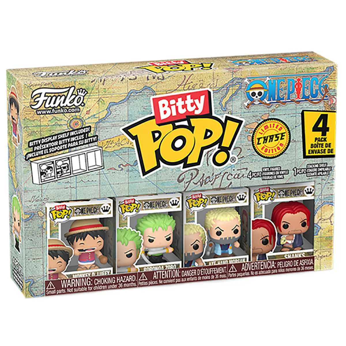 Funko Bitty Pop! One Piece Mini Figures Series 1 (4 Pack) 1