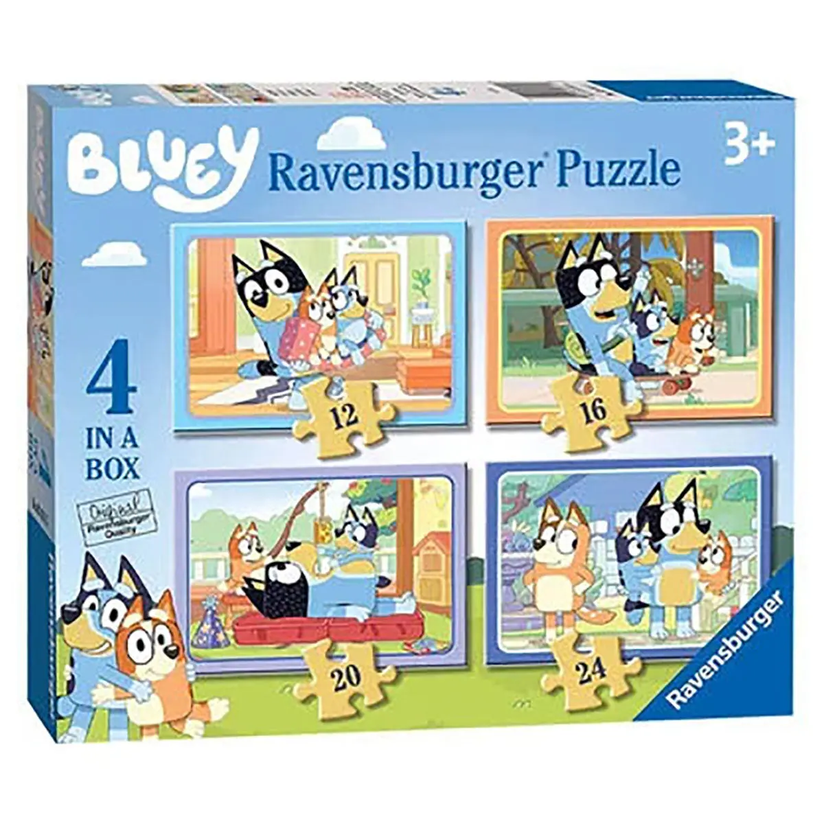 Ravensburger Bluey 4 In A Box Jigsaw Puzzles 1
