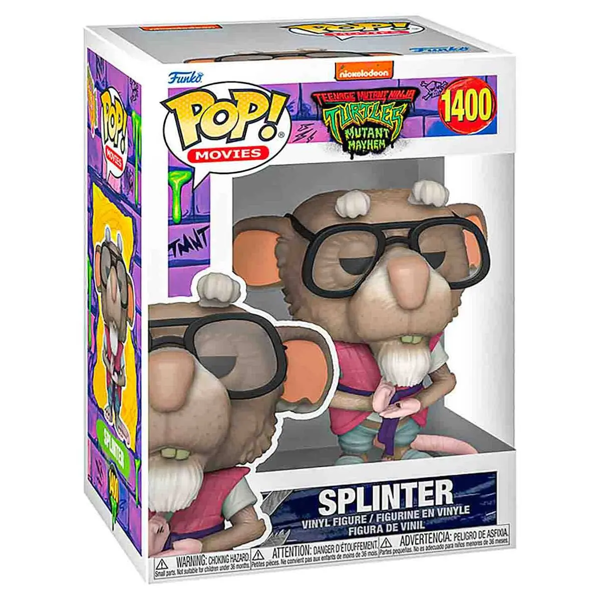 Funko Pop! Movies: Teenage Mutant Ninja Turtles: Mutant Mayhem: Splinter Vinyl Figure #1400 1