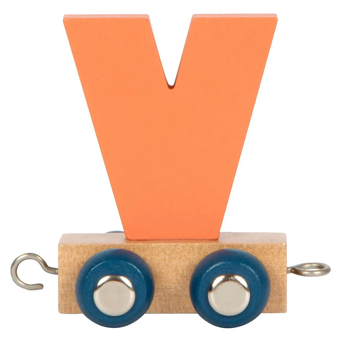 Letters Train Polar 'V' Wooden Toy 1