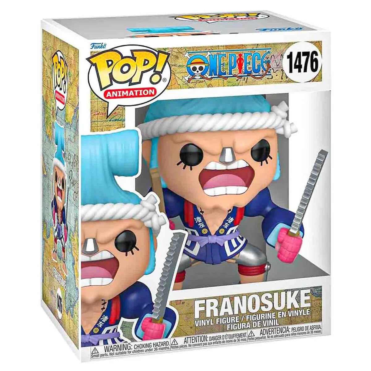 Funko Pop! Super: Animation: One Piece: Franosuke (Wano) Vinyl Figure #1476 1
