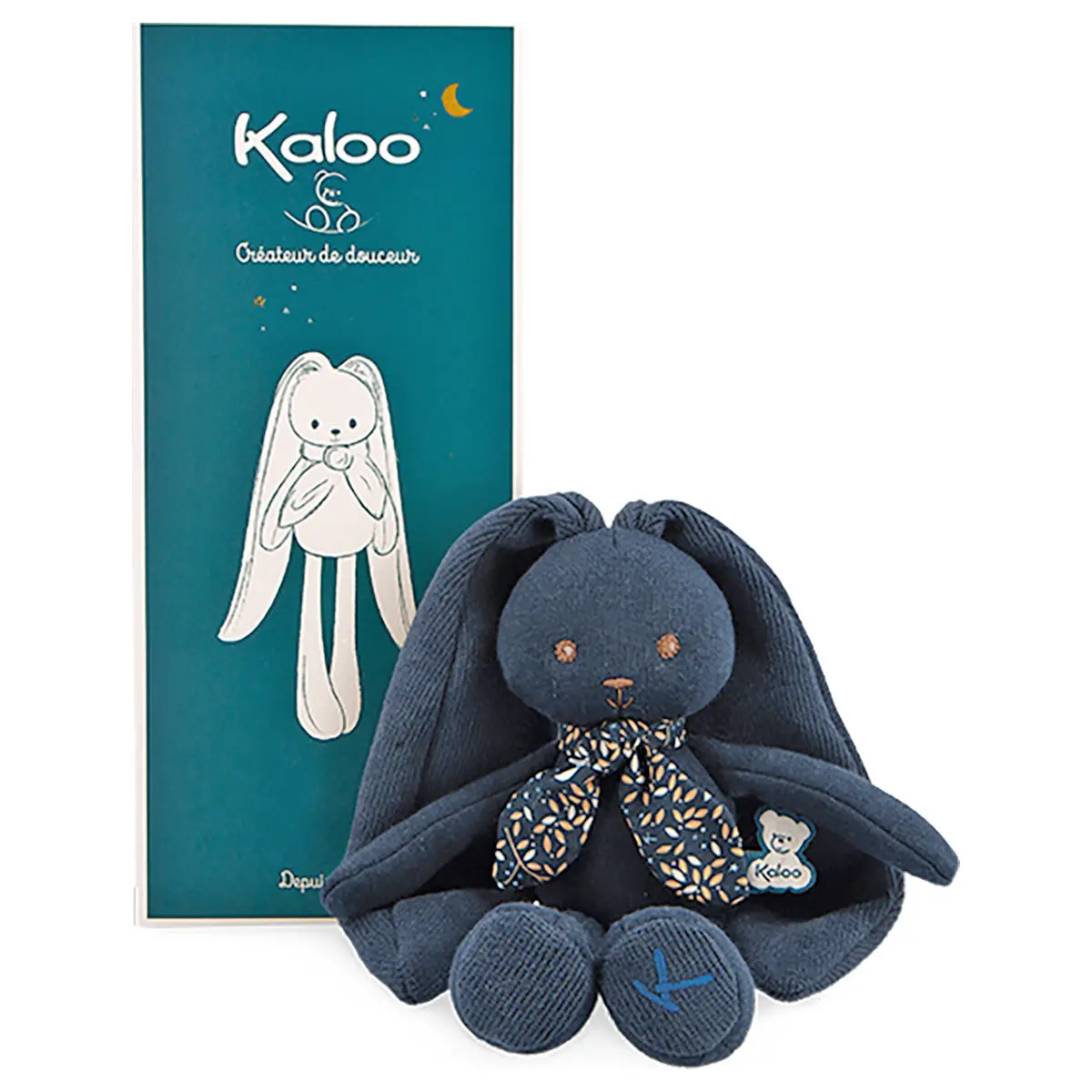Kaloo Lapinoo Rabbit Midnight Blue 25Cm Soft Toy 1