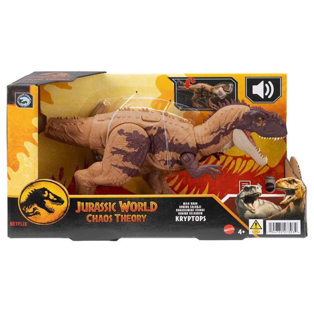 Jurassic World: Chaos Theory: Wild Roar Kryotops Dinosaur Figure 1