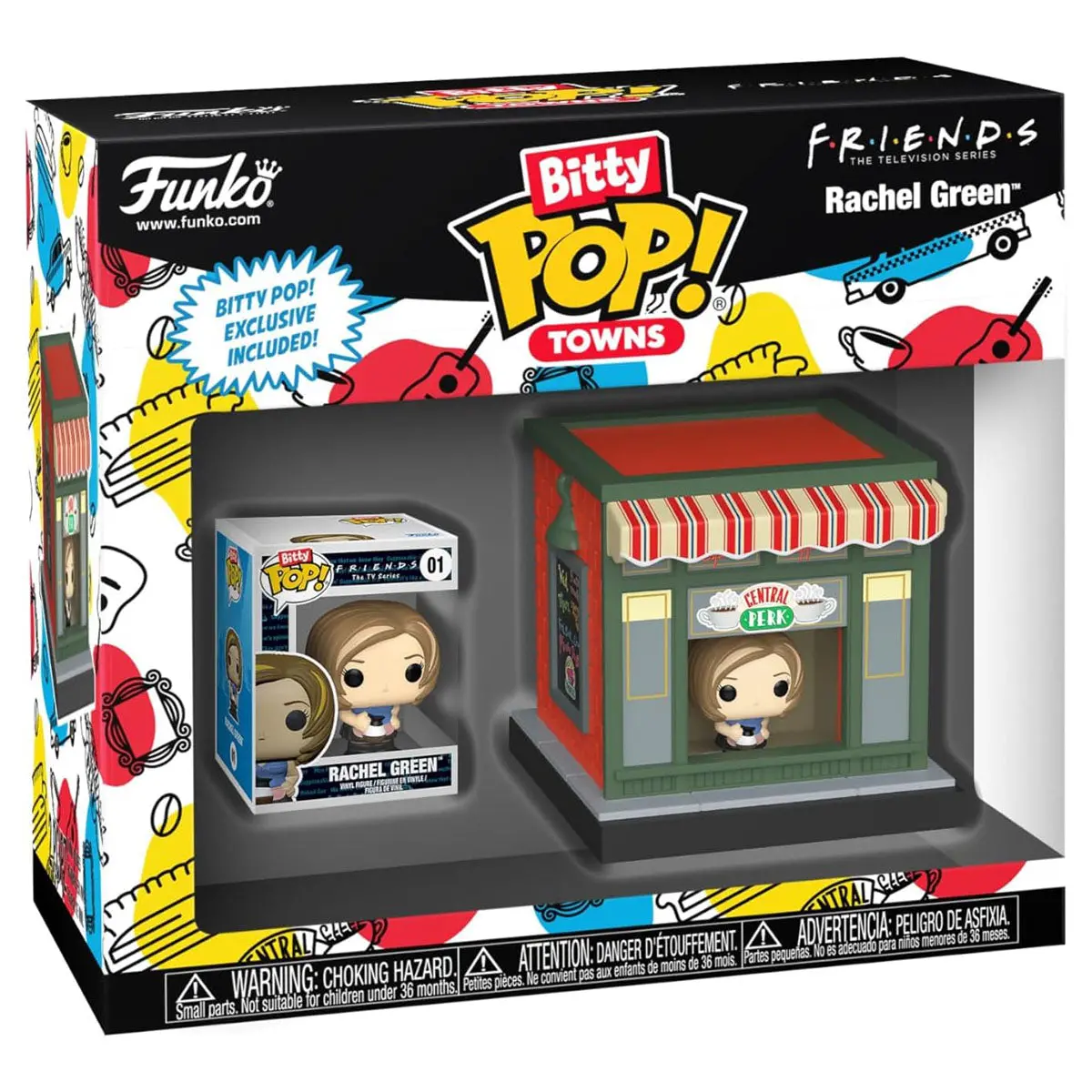 Funko Bitty Pop! Towns: Friends The Tv Series: Rachel Green And Central Perk 1