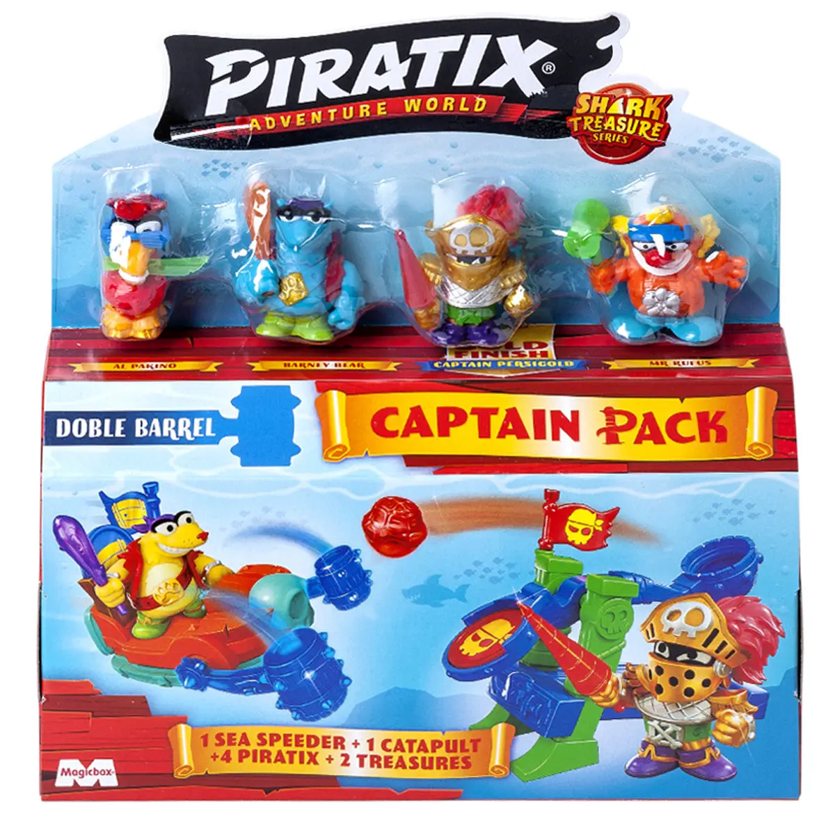Piratix Shark Treasure Series: Captain Pack Playset (Styles Vary) 1