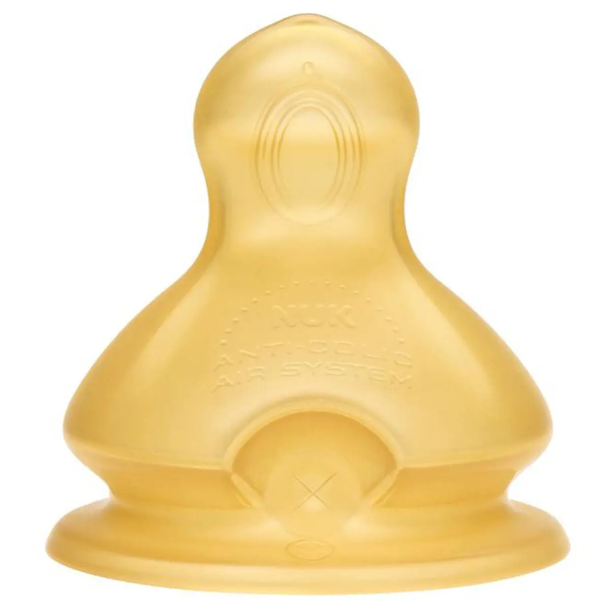 Nuk First Choice Latex Teat Size 2 Medium Hole (Pack Of 2) 1