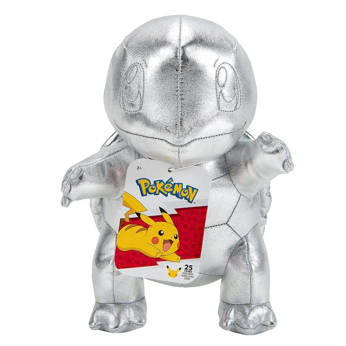 Pokémon 25 Years Silver Squirtle 8" Plush 1