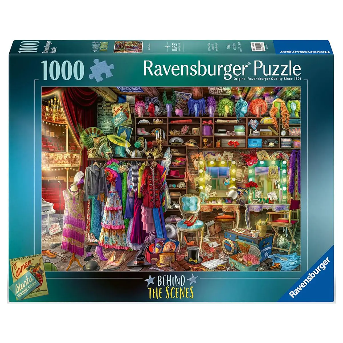 Ravensburger Behind The Scenes 1000 Piece Jigsaw Puzzle 1