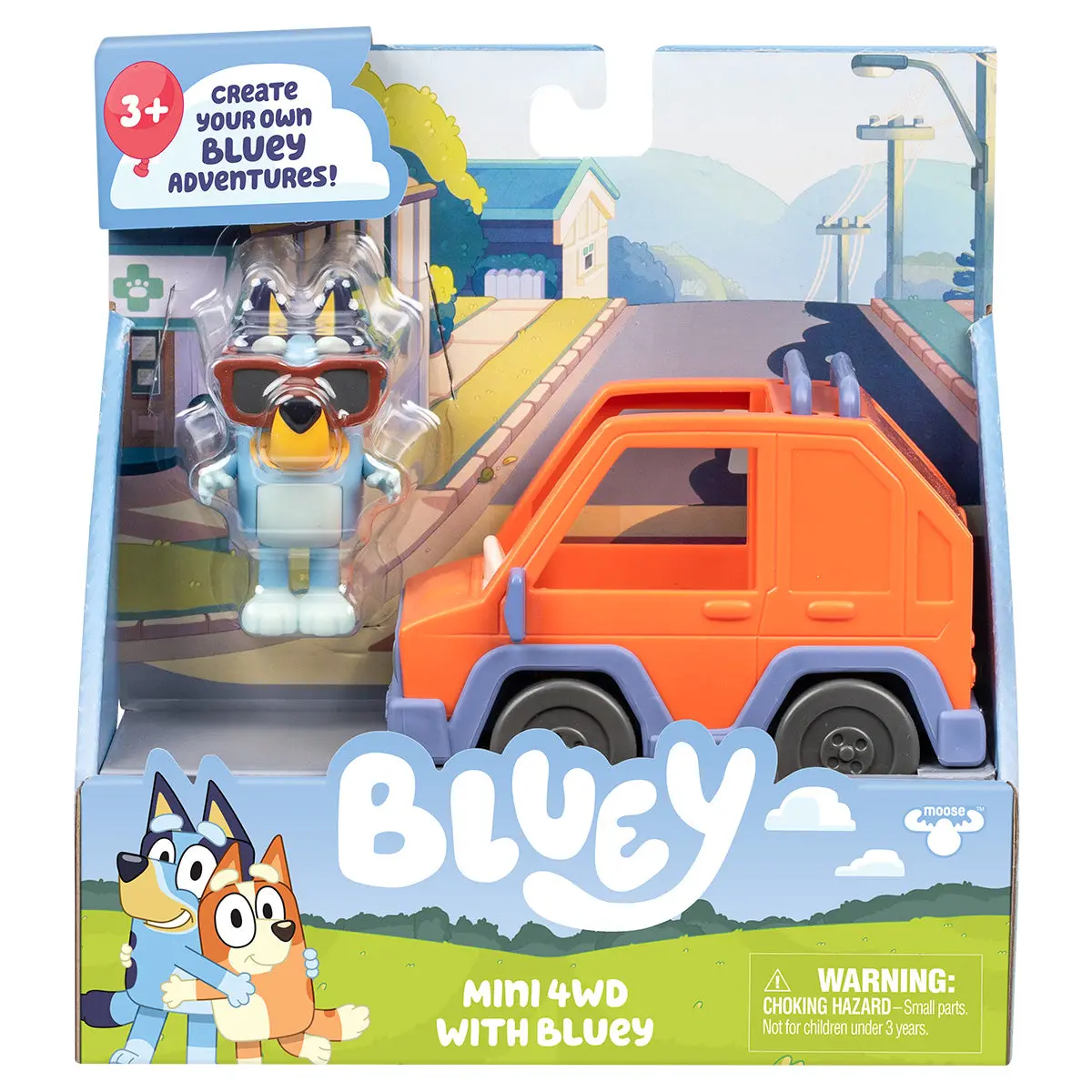 Bluey Mini 4Wd With Bluey Playset 1