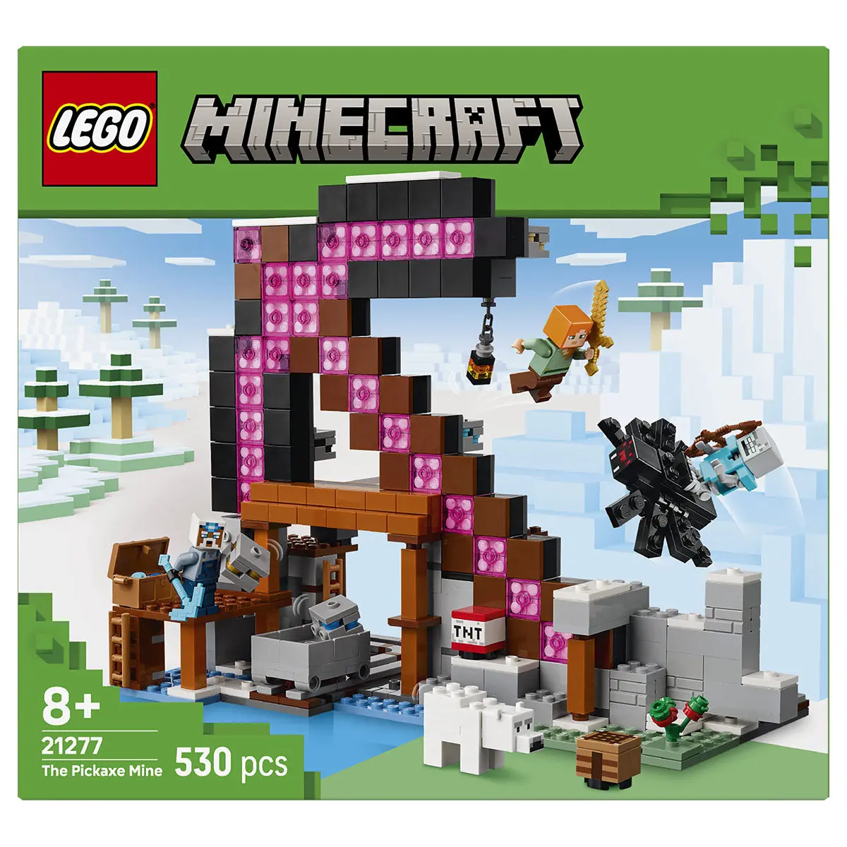 Lego Minecraft The Pickaxe Mine Building Set 1