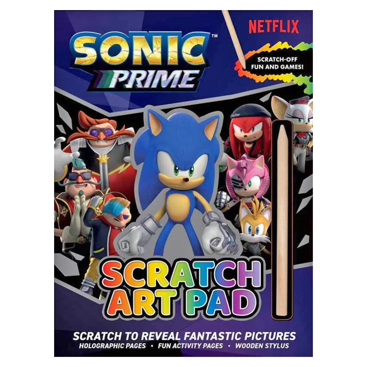 Sonic Prime Scratch Art Pad 1